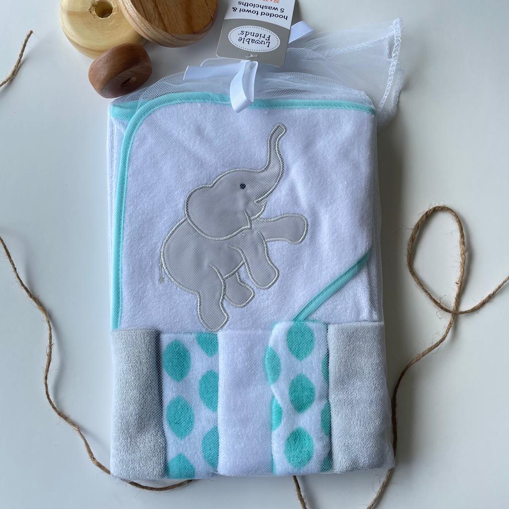 Luvable Friends Elefante Celeste